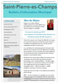 Apercu bulletin 2014